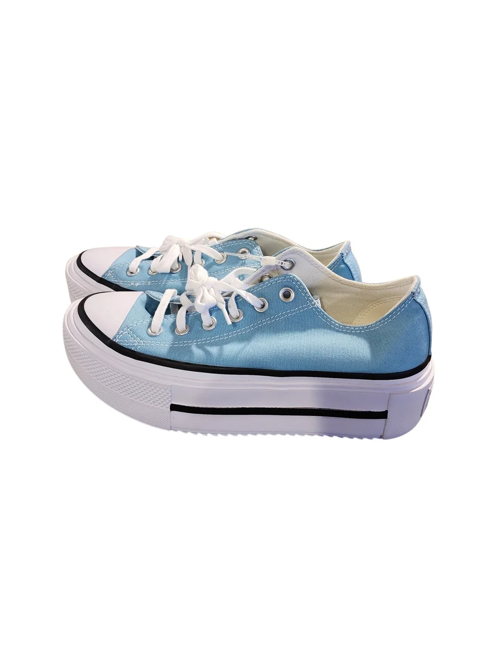 Converse Chuck Taylor All Star Lift Double Stack Ox  Deja Blue Women's 9 / Men 7 - Picture 5 of 7